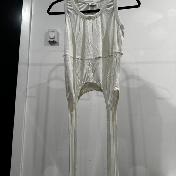 Geel Caresser Tank Top in White Size Large - Picture 2 of 5